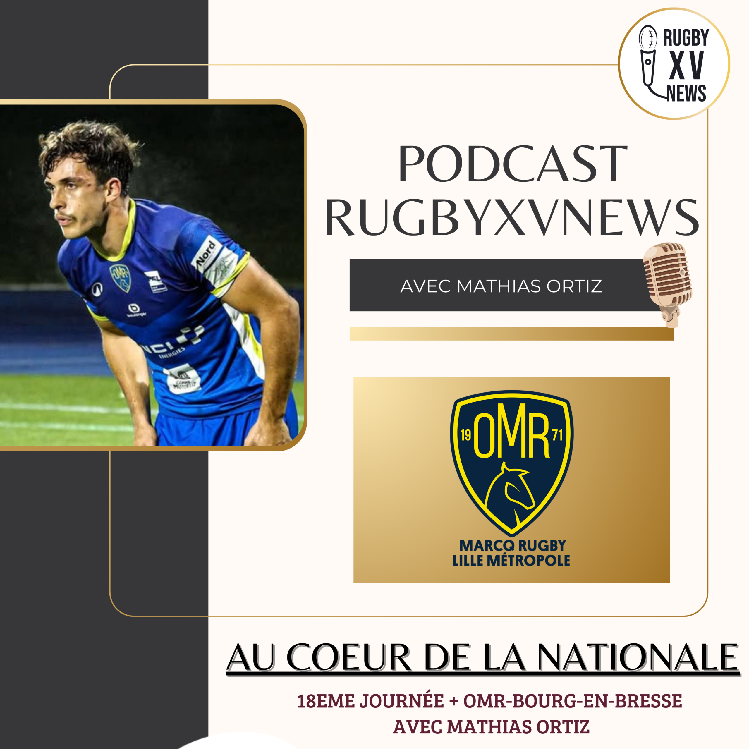 « Au coeur de la Nationale »#19 – avec Mathias Ortiz, ailier de l&rsquo;OMR
